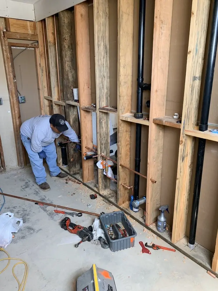 Commercial rough-in plumbing for Gas Line Repair in Bel Air